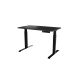 Electric height adjustable desk MOON 121x67x72-120 black/anthracite