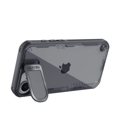 5. Nillkin Iceblade Prop Case with Lens Cover and Stand for iPhone 16e / 17e - Black