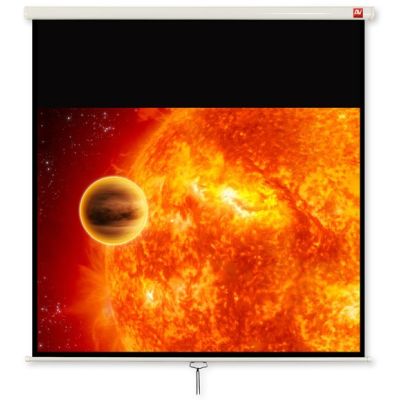 2. AVTEK VIDEO 175 projection screen for hanging on the ceiling or wall (ceiling, wall; manually unrolled; 170 x 127.5 cm; 4:3; 83.7")