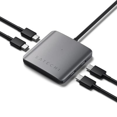 5. Satechi - Hub - with Power Delivery - 4 x USB-C 3.2 Gen 2 - Desktop Computer