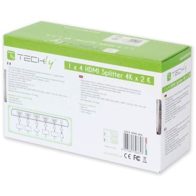 9. Techly IDATA HDMI-4K4 4x HDMI TV Splitter