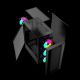 10. GEMBIRD FORNAX 4000 MIDI-TOWER CASE (2X USB 3.0, 1X USB 2.0, HD AUDIO, GLASS SIDE PANEL, ARGB BACKLIGHT) BLACK