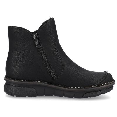 10. Comfortable insulated ankle boots Rieker W RKR612 black