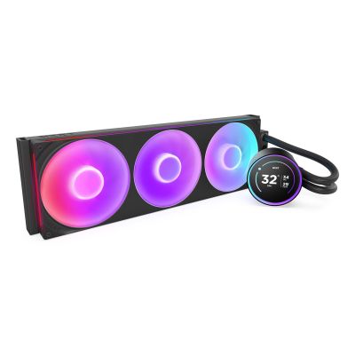 4. NZXT Kraken Elite 420 RGB Processor All-in-One Liquid Cooler 14cm Black 1 pc.