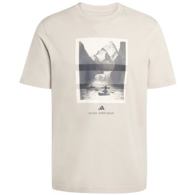 2. Men's adidas Outdoor Kayaking Graphic T-shirt beige KB2541