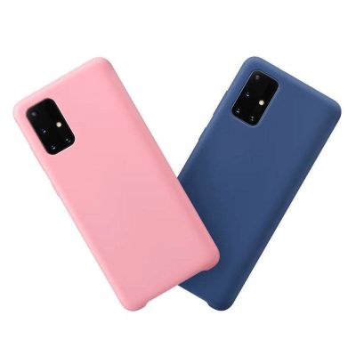 2. Silicone Case Soft Flexible Rubber Cover for Samsung Galaxy S21+ 5G (S21 Plus 5G) dark blue