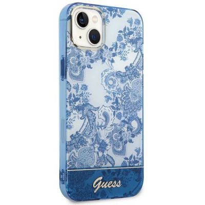 4. Guess GUHCP14MHGPLHB iPhone 14 Plus 6.7" blue/blue hardcase Porcelain Collection