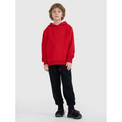 2. Boy's sweatshirt with hood, open, 4F 4FJWSS25TSWSM1852-62S