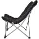 6. HIGH DELUXE CAMPING CHAIR WITH CUSHION ANTHRACITE REDCLIFFS