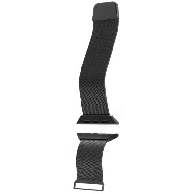 9. Puro Milanese Stainless Steel Apple Watch Band 38/40/41mm - Black