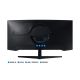 2. MONITOR SAMSUNG ODYSSEY G5 LED 34" LC34G55TWWPXEN