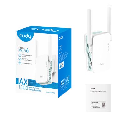 5. CUDY RE1500 Mesh Wi-Fi 6 Signal Extender