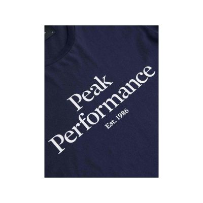 4. T-Shirt Peak Performance M Original Tee blue