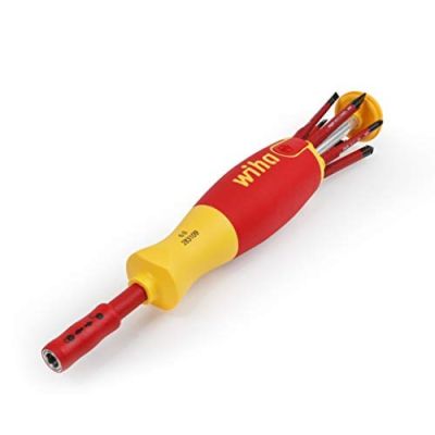 10. Liftup Electric screwdriver with bit magazine, flat, Pozidriv