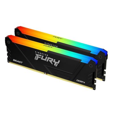 9. KINGSTON DDR4 32GB 3200MT/s CL16 DIMM (Kit of 2) 1Gx8 FURY Beast RGB