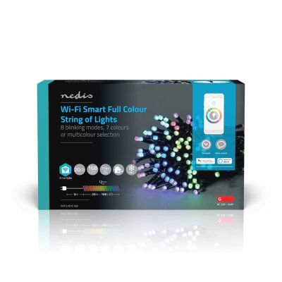 6. Nedis SmartLife Decorative LED Wi-Fi RGB 168 LEDs 20m Android™ / IOS