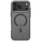 3. Tech-Protect MagZero MagSafe Case for iPhone 17 Pro Max / 18 Pro Mac - Translucent Matte Black