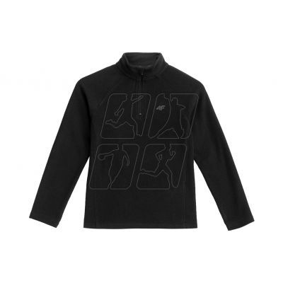 4F Junior sweatshirt HJZ21-JBIMP001B black