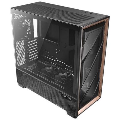 10. Antec FLUX PRO Full Tower Black, Wood