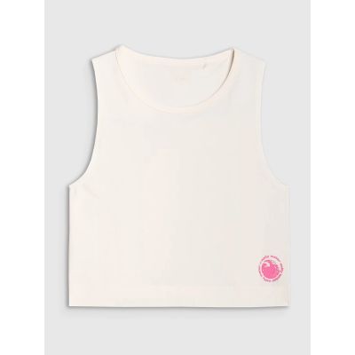 7. Women's regular printed top 4F 4FWSS25TSLEF118-11S