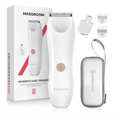 MAXGROOM M-9082 2-in-1 Women's Body and Face Trimmer - White