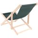 6. CLASSIC GREEN WOODEN DECK CHAIR