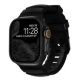 10. Nomad Rocky Point Band Black Leather, Titanium