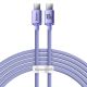 Baseus CAJY000705 USB-C - USB-C PD QC cable 100W 5A 480Mb/s 2m - purple