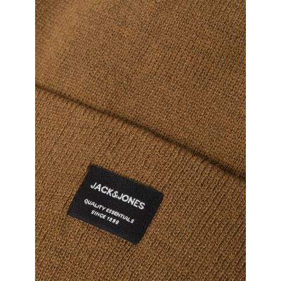 7. Jack & Jones Jacdna Beanie Noos M 12092815 Brown