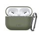 3. Tech-Protect Silicone Hook Case for AirPods Pro - Olive