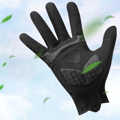 6. Rockbros cycling gloves spring/summer/autumn, full, size: XL - black