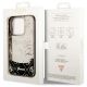 8. Guess GUHCP14LLC4PSGK iPhone 14 Pro 6.1" black/black hardcase Liquid Glitter 4G Transculent