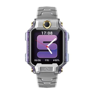 imoo Watch Phone X10 4.06 cm (1.6") AMOLED 45 mm Digital 320 x 360 px Touchscreen Gray Wi-Fi GPS