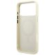 7. Karl Lagerfeld Ring Stand 360 Saffiano Classic Logo MagSafe Case for iPhone 18 Pro Max / 17 Pro Max - Beige