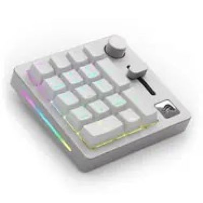 5. Keychron GMMK Numpad Keyboard Home/Office USB + RF Wireless + Bluetooth White