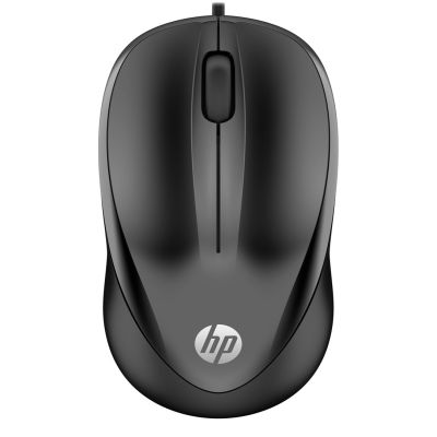 HP 1000 Wired Optical Mouse with 3 Buttons and 1000 DPI Wired Black 4QM14AA
