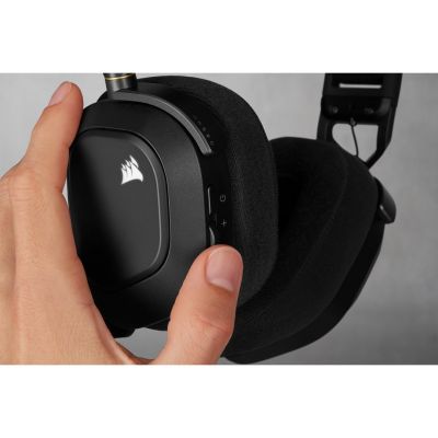 11. Corsair HS80 RGB Wireless Carbon headphones
