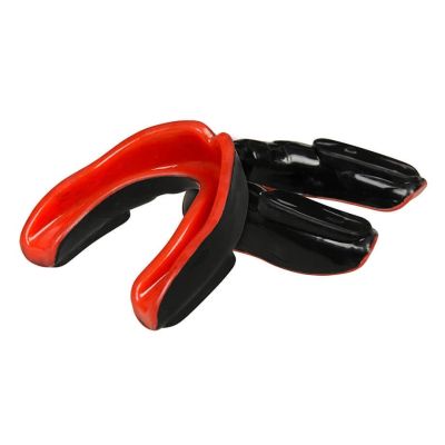 3. Gel Mouthguard + Box - Black and Red | GelTech