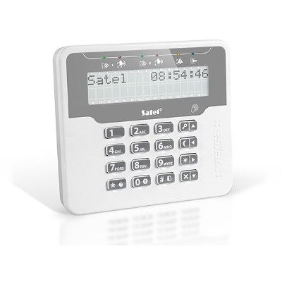 SATEL KEYPAD VERSA-LCDR-WH WITH RFID READER