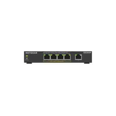 10. Switch Netgear GS305P-300EUS 5p PoE 63W (PoE+: 4p) Unmanaged Gigabit
