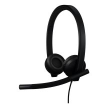 Logitech H570E Headset Wired Headband Office/Call Center USB Type-C Black
