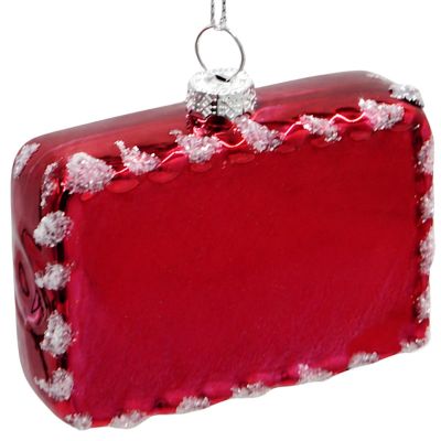 4. GLASS BALL FORM LETTER TO SANTA CLAUS - SNOWFLAKE