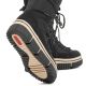 6. Water-resistant women’s snow boots with thick sole, black, Rieker Y6380-00