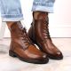 7. Lace-up and zipper boots Potocki W WOL171C brown