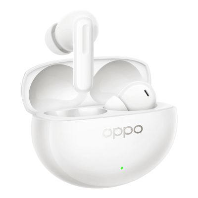 Oppo Enco Air5 Pro In-Ear Wireless Headphones with Hi-Res Audio with ANC and AI Translation - White