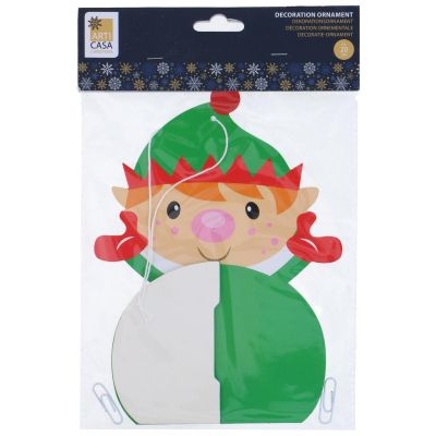 2. ARTICASA PAPER DECORATION 15x20CM ELF