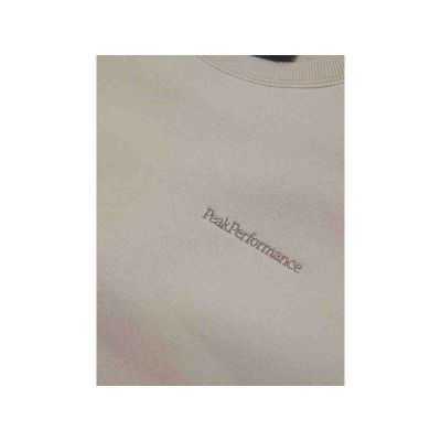 7. Peak Performance M Original Small Logo Crewneck Beige