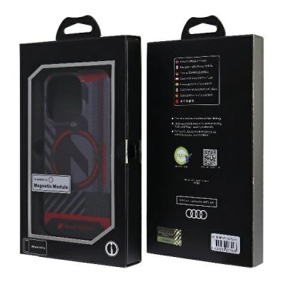 7. Audi IML Sport MagSafe Case iPhone 14 Pro 6.1" black/black hardcase AU-IMLMIP14P-RSQ/D2-BK
