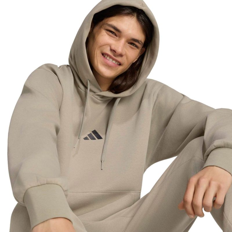 5. Men's adidas Essentials Feelcozy Hoodie Beige KF2361