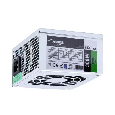 6. Akyga AK-S1-300 Power Supply Module 300 W 20+4 pin ATX SFX Silver